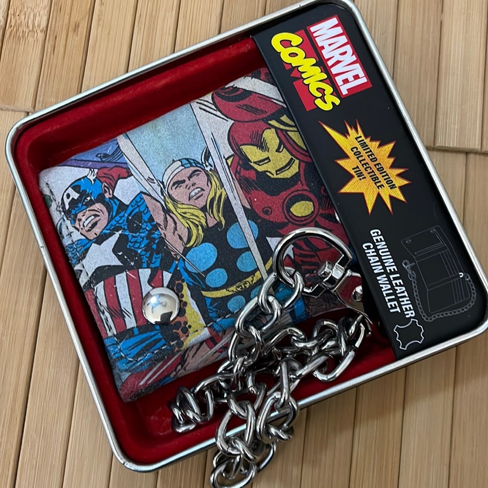 Marvel Trifold Leather Wallet